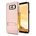 S8 Plus Case, Galaxy S8 Edge Case, AnoKe [Card Slots Wallet Holder] Kickstand Hard Plastic PC TPU Soft Hybrid Shockproof Heavy Duty Protective Cute Case Cover for Samsung S8+ Girl KC1 Rose Gold New