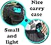 Small Teal Binoculars for Travel Lightweight Portable Durable Metal Body Bird Watching Boating Hunting Camping Hiking Accessory Compact Belt Case