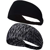 Calbeing Moisture Wicking Headband for Womens - Workout Sweat Band, Soft, Comfortable, Perfect for Working