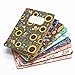 TANG SONG 9PCS Color Series Softcover Kraft Paper Notebook Journal Diary Set 9 Unique Design 16 sheets / 32 pages
