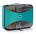 PRO Packing Cube for Travel | 1 Large Luggage Organizer Bag | Premium Quality Ultralight Travel Cube for Packing Suitcase, Carry-on, Bags and Backpack - Aqua Blue