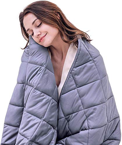 Sleeper Weighted Blanket Adults, 2019 Upgrade Organic Cotton (48''x72