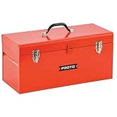Stanley Proto Proto J9975R 20" General Purpose Double Latch Tool Box, SAFETY Red (1 Pack)