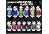 Dodjvi No Tie Shoe Laces, Silicone Shoelaces Lock Bands for Adult Sizes DIY, Eco-Friendly & Waterproof