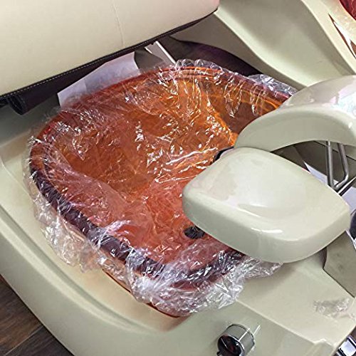 200 pcs Disposable Pedicure Liners by KEEN, One size fits all, Premium Quality perfect for Pedicure Spa, Foot Baths, Foot Spa - Thumbnail 3