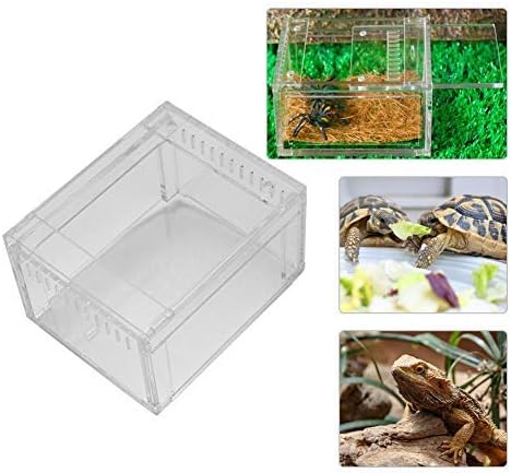 Acrylic Transparent Reptile Breeding Box for Breeding and Feeding
