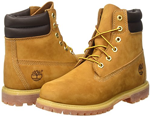 timberland 6 inch double collar boots wheat nubuck