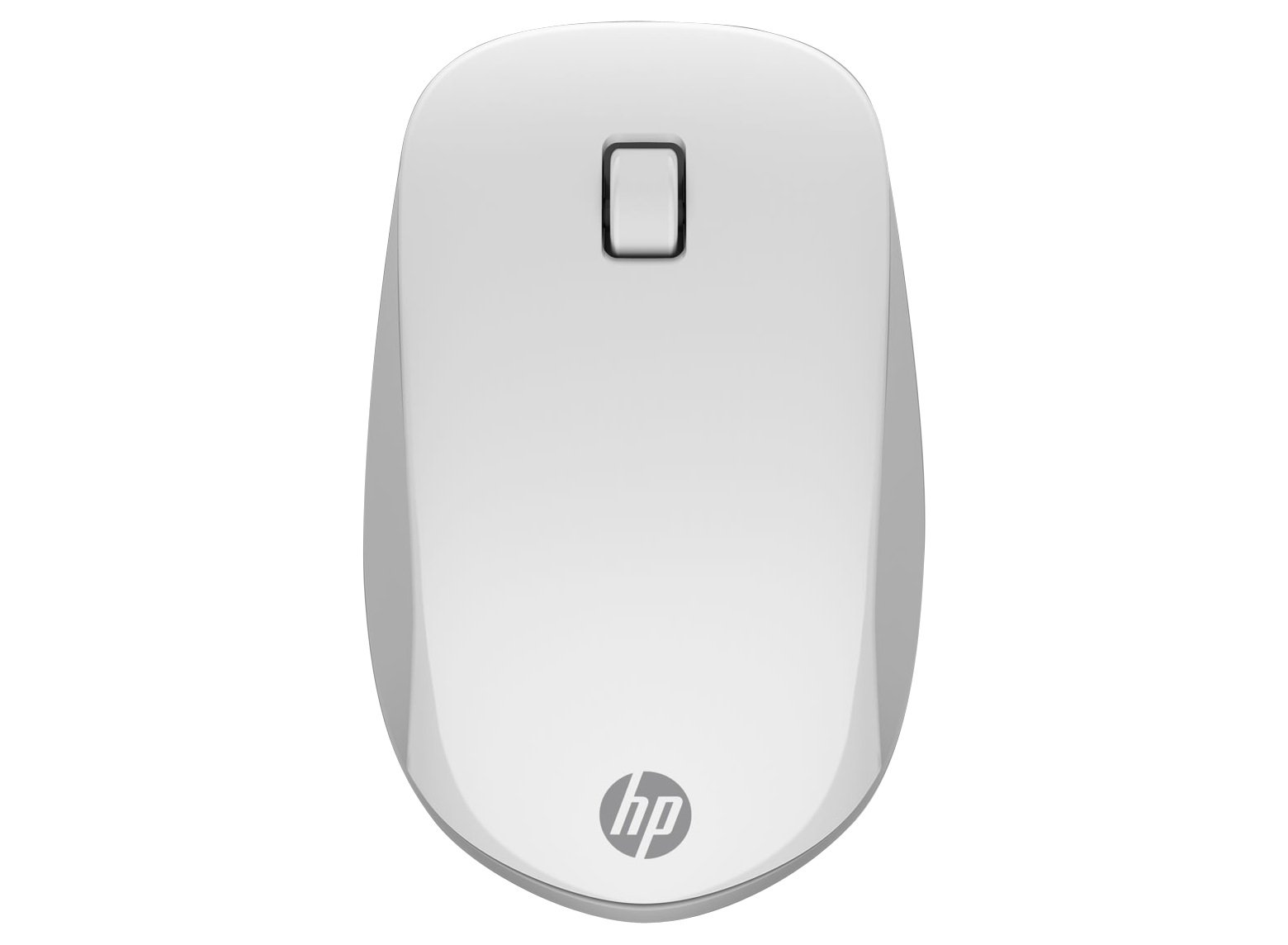 HP Z5000 White Slim Bluetooth Wireless Mouse with LED Battery Indicator Light, Ambidextrous Control, Up to 24 Months Battery Life.
