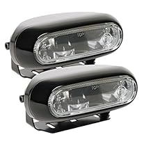 Optilux H71010281 Model 1200 12V/55W Rectangular Clear Halogen Fog Lamp Kit
