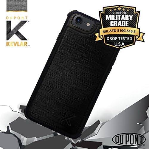 iPhone 8, iPhone 7, iPhone 6 case, Dupont Kevlar Endurance Phone Case for Apple iPhone 6 /6S / 7 / 8  Made with Dupont Kevlar for the Ultimate Protection