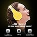 New Black/Red/White/Blue/Yellow/Pink More Color Bluetooth Wireless Headphones HiFi Stereo- Built in Mic-Phone with Retail Package (BT513-YELLOW)