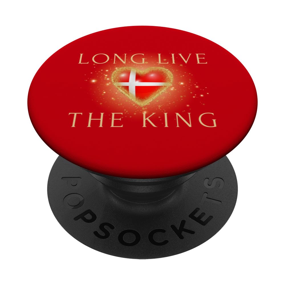 Denmark Frederik King Tak Coronation 2024 Thank you PopSockets Swappable PopGrip