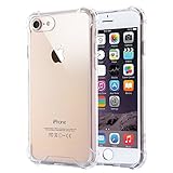 iPhone 7 Case/ iPhone 8 Case SKONYON Clear Backing and Frame TPU with Shockproof Corner 360 Degree Protection for iPhone 7/ iPhone 8 - Clear