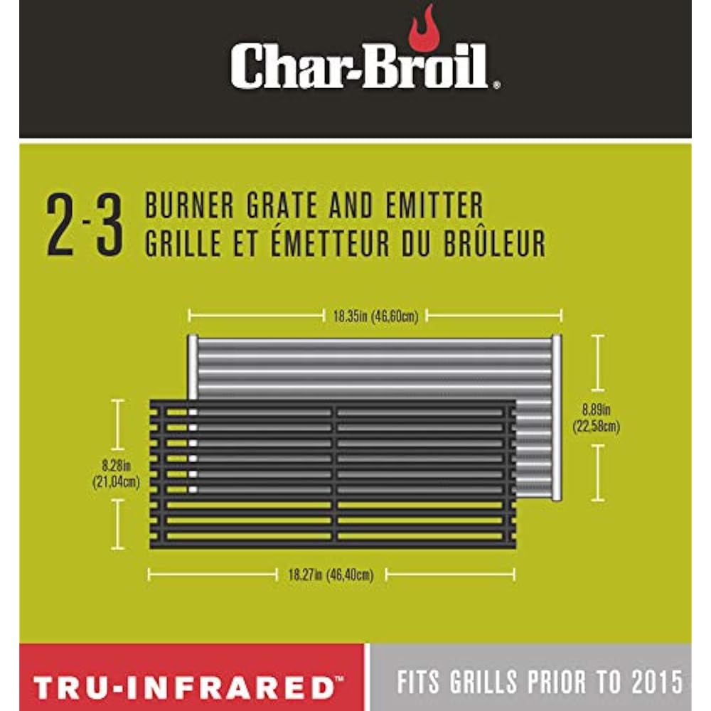 CharBroil TruInfrared Replacement Grate Emitter For 2 3 Burner Grills