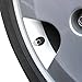 Buick Chrome ABS White Top 5 Tire Stem Valve Caps
