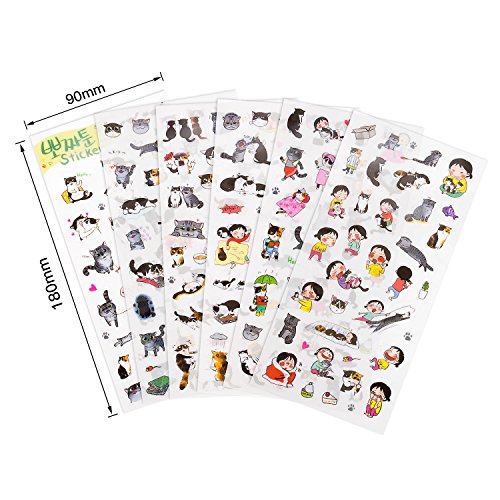 Knaid Planner Stickers Value Pack (Assorted 1200 PCS, 36 Sheets) - Decorative Sticker Collection for Scrapbooking, Calendars, Arts, Kids DIY Crafts, Album, Diary, Bullet Journals by