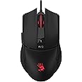 Bloody Gaming Mouse L65 Max - Stone Black, Lightweight 78 Grams, BC3332-A Sensor, RGB Animation, 4M Onboard Memory
