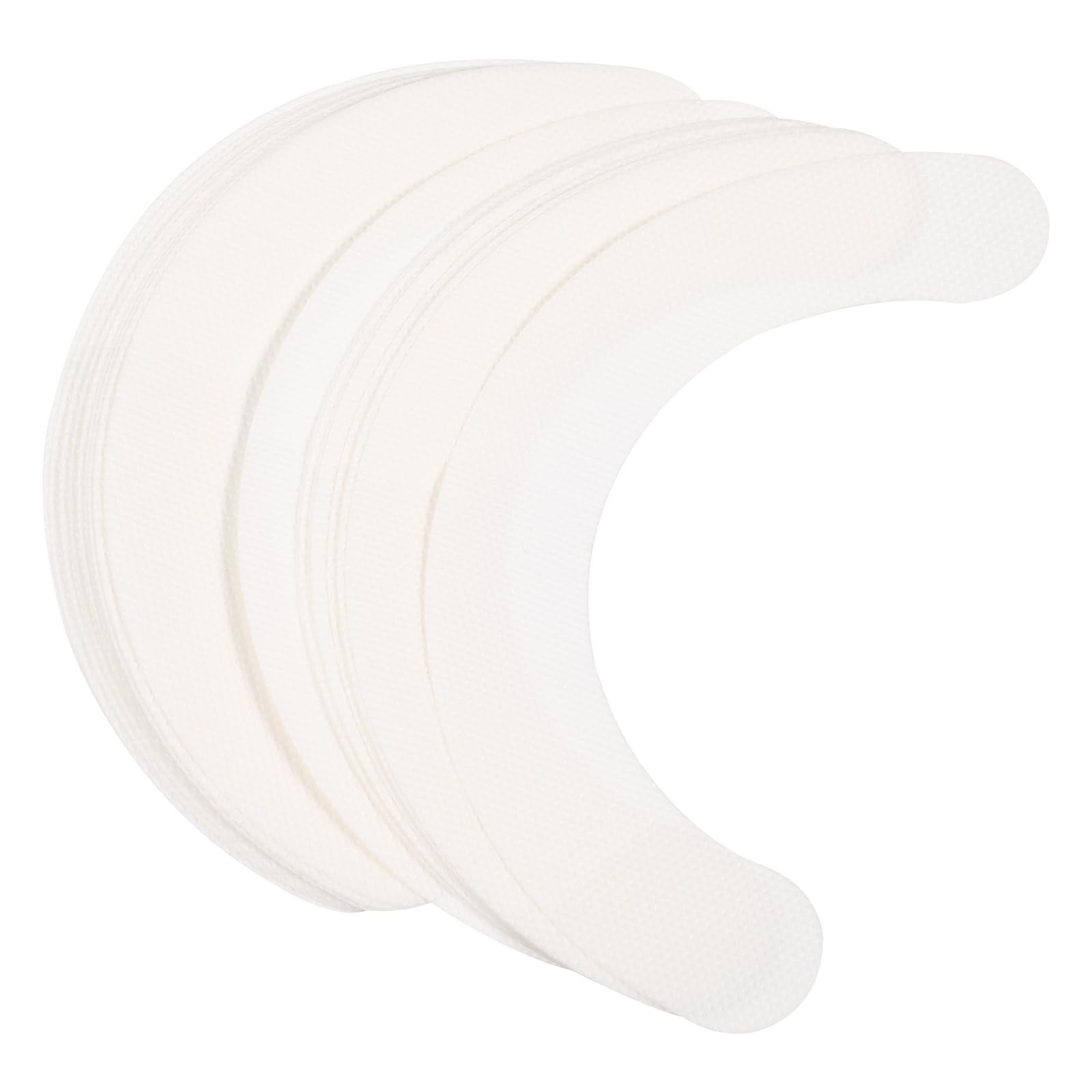 HEALLILY Stoma Barrier Strips：20Pcs Ostomy Strip Paste Curved Stoma Anti-Leak Skin Barrier Fixing Strips Stoma Care Tape Supply