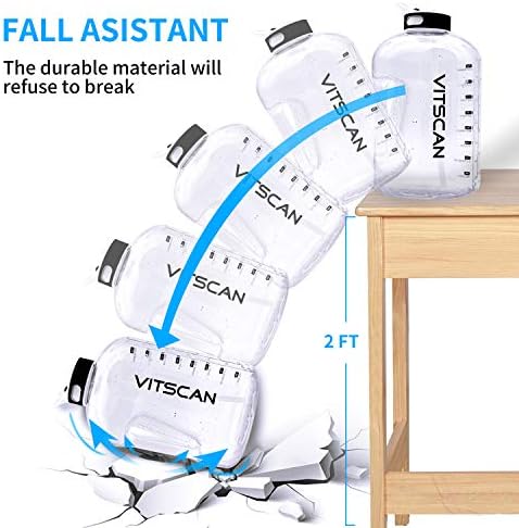 128OZ/1 Gallon Water Bottle with Straw Motivational Water Bottle with Time Marker, Large Water Bottle 128 Oz Water Bottle, Big Water Jug for Sports Water Bottles 4 51cKy5WiP8L. AC