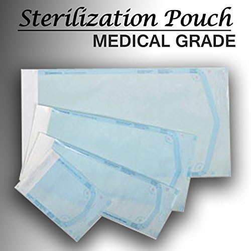 20 Boxes [4,000 Pcs.] 3.5" X 10" Self Seal Autoclave Sterilization Pouch - Professional Quality Sterilization Pouch Dental, Tattoo and Medical Lab Supplies (Size 3 1/2" X 10")