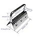 CRIVERS 30PC Key Fob Hardware and Wristlet Sets with Key Rings (1.25 inch)