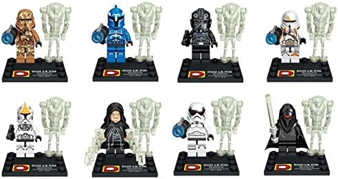 New Star Wars minifigure Darth Sidiuos and Empire Troopers Classic figures Collection Building Blocks 8 Pcs/Set