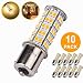 10 Pcs Extremely Super Bright 1156 1141 1003 BA15S 68-SMD LED Replacement Light Bulbs for RV Indoor Lights(10-Pack, Warm White (3000K-3500K Color Temputure)) primary