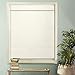 Chicology Cordless Magnetic Roman Shades / Window Blind Fabric Curtain Drape, Thermal, Light Filtering - Mountain Snow, 27