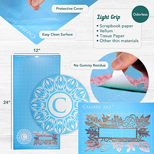 Calibre Art 12x24 Cricut Compatible Self Healing Cutting Mat (3 Pack