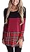 Twippo Women’s Long Sleeve Shirt Tunic Blouse Top