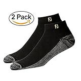 New Improved 2018 FootJoy ProDry Men's Golf Socks 2 Pair Pack, Now with Breathable Comfort Mesh