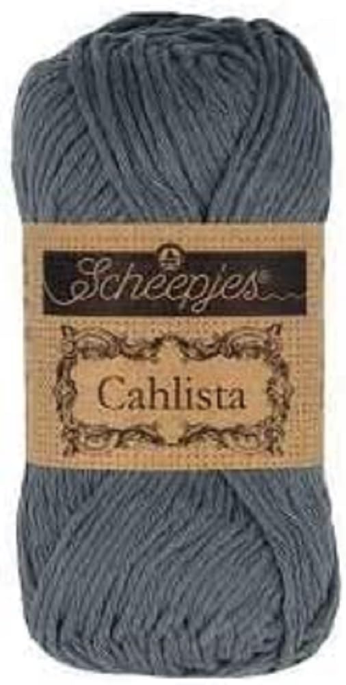 Scheepjes - Scheepjes Cahlista 393 Charcoal Yarn - 1x50g