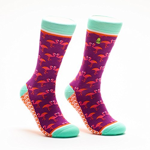 Woven Pear, Women Flirty Flamingo Socks, One Size