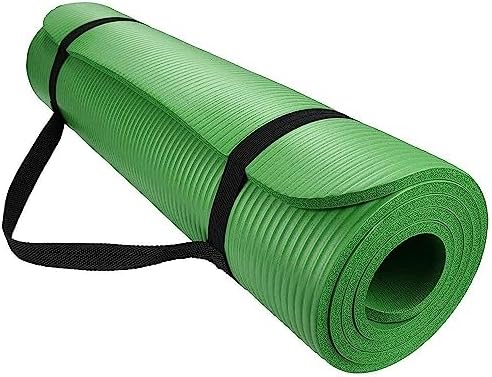 15mm Non-Slip Yoga Sport Mat Exercise Fitness Pilates Workout