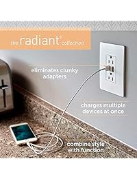 legrand pass & Seymour tm826usbniccv4 3.1 A USB + Duplex 15 una visión PK eléctrica Outlet