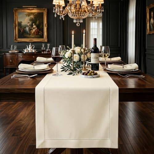 D'Moksha Signature Linen Table Runner