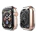 Alritz for Apple Watch Bumper 40mm Series 5 / Series 4, Soft TPU Protective Case for iWatch Series 4/5, Rose Gold and Clear