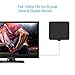 VIEWTEK Amplified HDTV Receiver 50 Mile Range with Detachable Amplifier 13 Ft Copper Coaxial Cable for TV with Better Reception 4K Ready