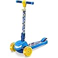 Jetson Character Kids Kick Scooter, LED Lights on Stem & Light-Up Wheels, Lightweight Frame, Height-Adjustable Handlebar, Lean-to-Steer System, Easy-Fold Mechanism