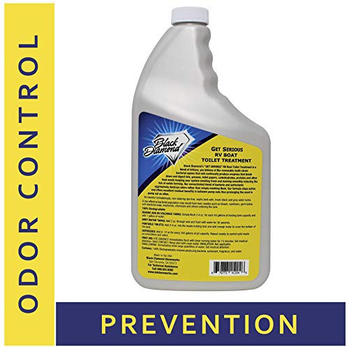 GET SERIOUS RV, Boat, Camper Chemical Toilet Holding Tank Treatment and