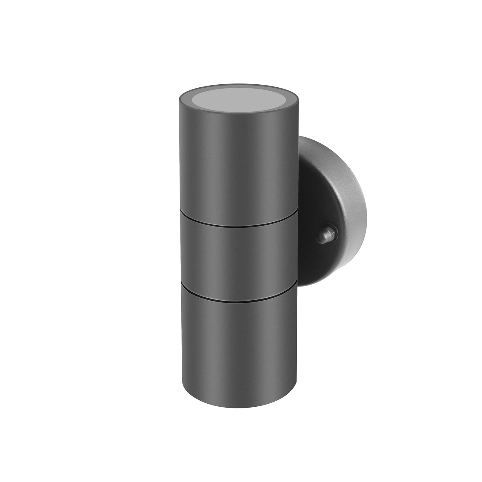 Kerry Outdoor Wall Lights, Up Down Mains Powered Lighting, Anthracite Grey Stainless Steel IP44 Waterproof, Exterior Wall Sconce for Indoor, Front Door, Patio, Hallway, Porch, Garden, Garage, Post โ image 1