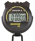 ACCUSPLIT Survivor III S3MAGXLBK Stopwatch with Clock and Extra-Large Display