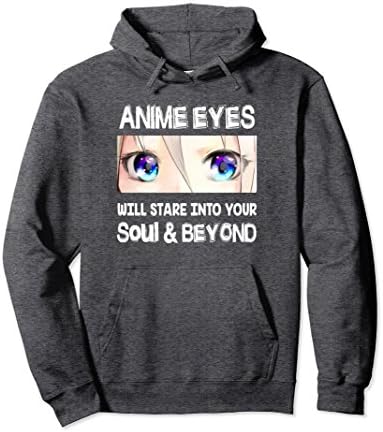 Unisex Anime Eyes Will Stare Into Your Soul and Beyond T-Shirt Small Dark Heather