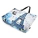 icolor Large Grocery Eco Friendly Market travel Sports Handle case Bag shoulder bag Reusable Portable Storage HandBags Convenient Shoppers Tote Beach Shopping Bag (YGWB-42)