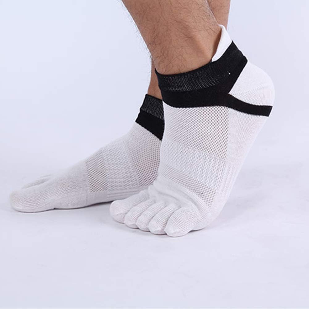 3 Paires Chaussettes à Orteils MEIKAN - Sport Respirantes Anti-Ampoules - Course à Pied, Fitness