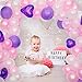 Balloon Arch Kit Balloon Garland kit, 115 Pieces, Birthday Party, Wedding, Graduation, Baby Shower or Event Displays, Picture or Photo Prop Backdrop, Pink, White, and Purple Colors