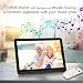 10.1 Inch Digital Photo Frame, NAPATEK Digital Picture Frame 1920×1080 IPS Display Electronic Picture Frame 1080P HD Video Playback Music Calendar Alarm Remote Control Support 128G SD-Blackthumb 2
