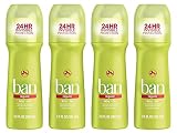Ban Roll-On Regular Deodorant, 3.5 Ounce (Pack of 4)