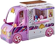 Disney Princess Comfy Squad Sweet Treats Truck, Playset with 16 Accessories, Pretend Ice Cream Shop, Toy for G