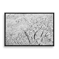 Framed Canvas Wall Art Rock and Corridor Canvas Prints Home Artwork Decoration for Living Room,Bedroom - 16x24 inches